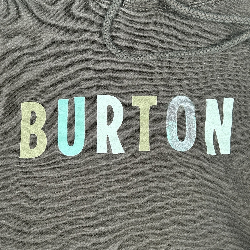 Vintage Burton Pullover Hoodie Men's Size Medium Brown Double Sided 2000s - Picture 7 of 12